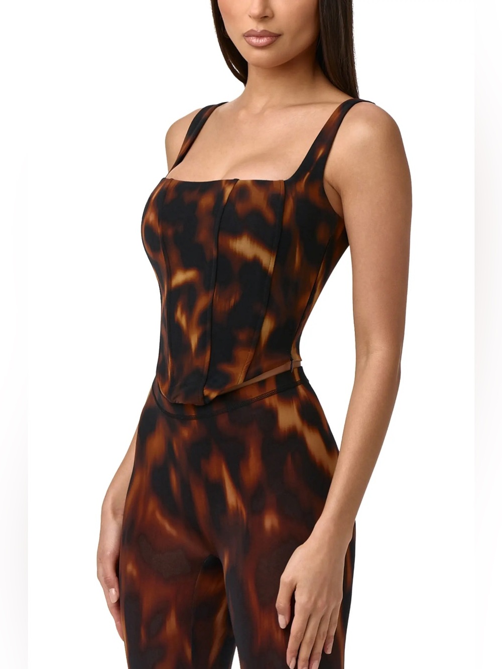 Naked Wardrobe Bare Body Tortoise Corset Top